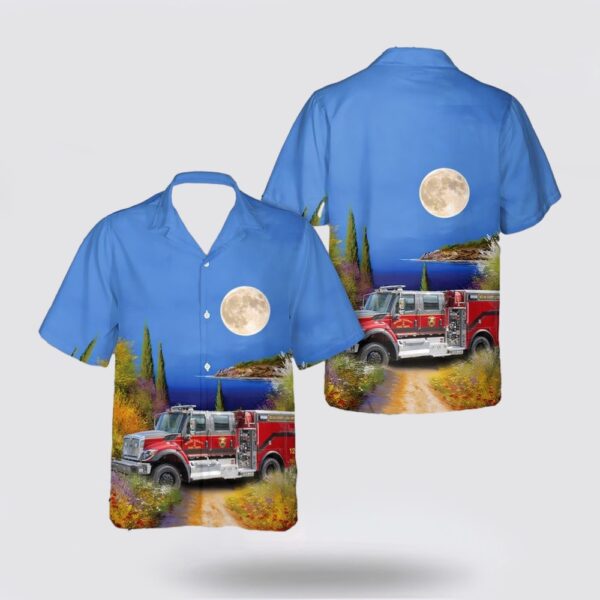Texas Longhorn Hawaiian Shirt, San Antonio, Texas, Bexar County Esd No.2 Hawaiian Shirt