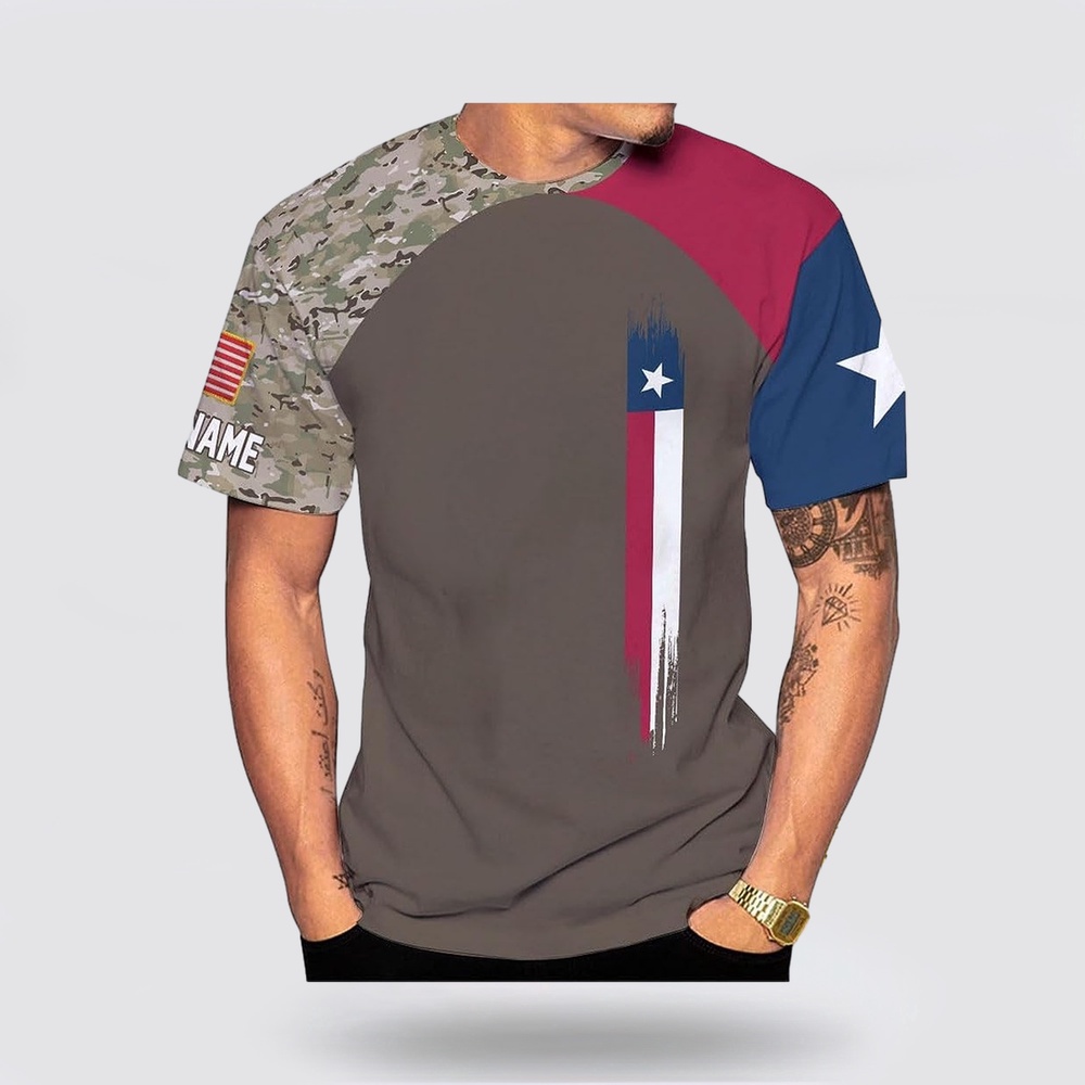 Texas T Shirt, Custom Name Texas I Am The Descendant Of Men All Over Print T-Shirt, Texas Longhorns T Shirt