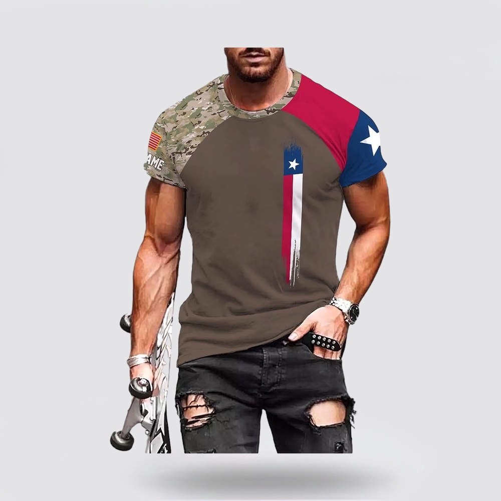 Texas T Shirt, Custom Name Texas I Am The Descendant Of Men All Over Print T-Shirt, Texas Longhorns T Shirt