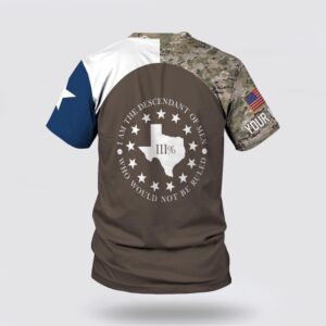 Texas T Shirt Custom Name Texas I Am The Descendant Of Men All Over Print T Shirt Texas Longhorns T Shirt 5 xwfp8w.jpg