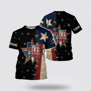 Texas T Shirt, Made In Texas Don’t California All Over Print T-Shirt, Texas Longhorns T Shirt