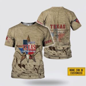 Texas T Shirt, Personalized Made In Texas…