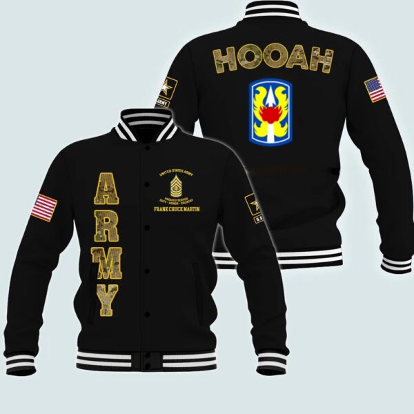 US Army Jackets, Army Veteran 199th Light Infantry Brigade Custom Jacket Proudly Served, Army Jackets, Military Jacket Men