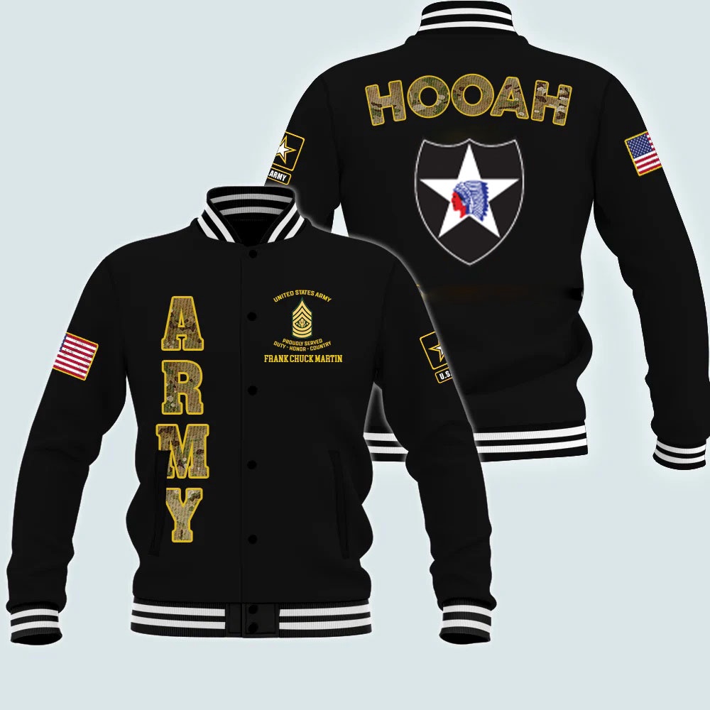 US Army Jackets, Army Veteran 2ND INFANTRY DIVISION Custom Jacket Proudly Served, Army Jackets, Military Jacket Men