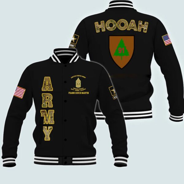 US Army Jackets, Army Veteran 91th INFANTRY DIVISION Custom Jacket Proudly Served, Army Jackets, Military Jacket Men