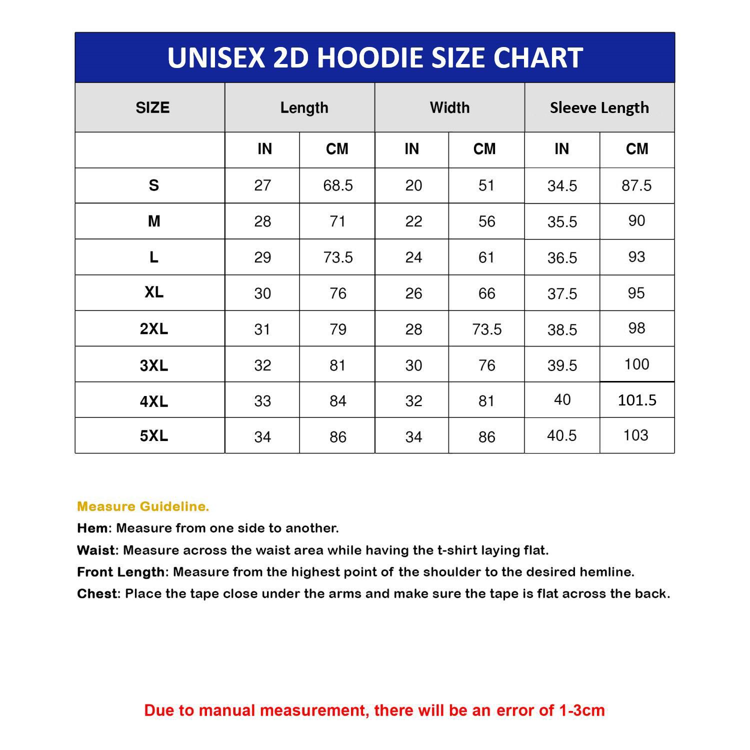 Unisex 2D Hoodie
