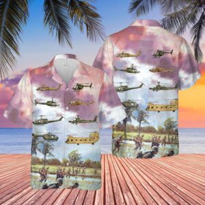 Us Army Hawaiian Shirt, Army Aviation Rotary…