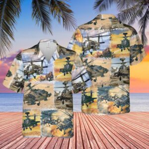 Us Army Hawaiian Shirt, Army Boeing AH-64…