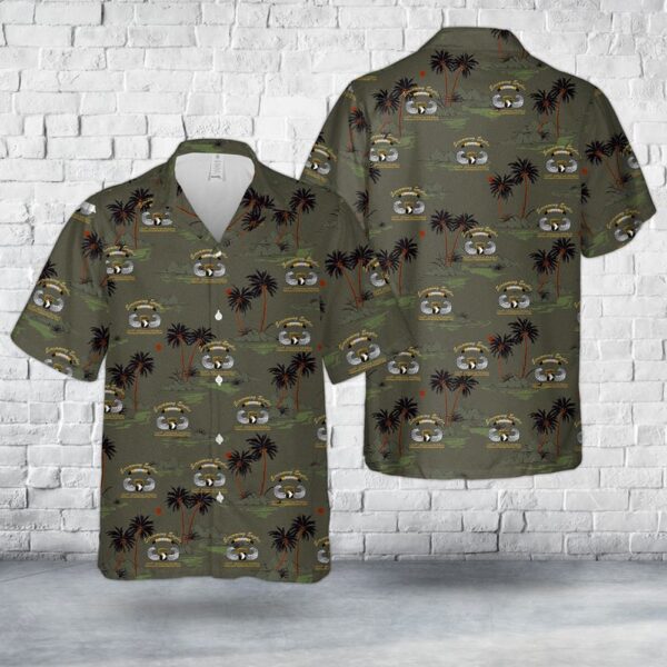 Us Army Hawaiian Shirt, US Army 101st Airborne Division Parachute Demonstration Team – Screaming Eagles Hawaiian Shirt