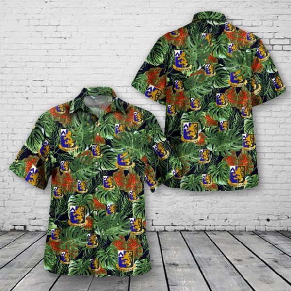 Us Army Hawaiian Shirt, US Army 48th Infantry Regiment Hawaiian Shirt