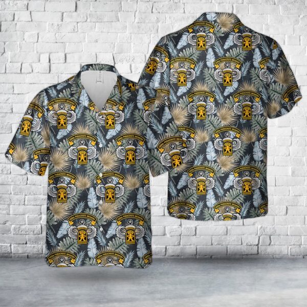 Us Army Hawaiian Shirt, US Army 509th Parachute Infantry Regiment Airborne With Master Wing Hawaiian Shirt