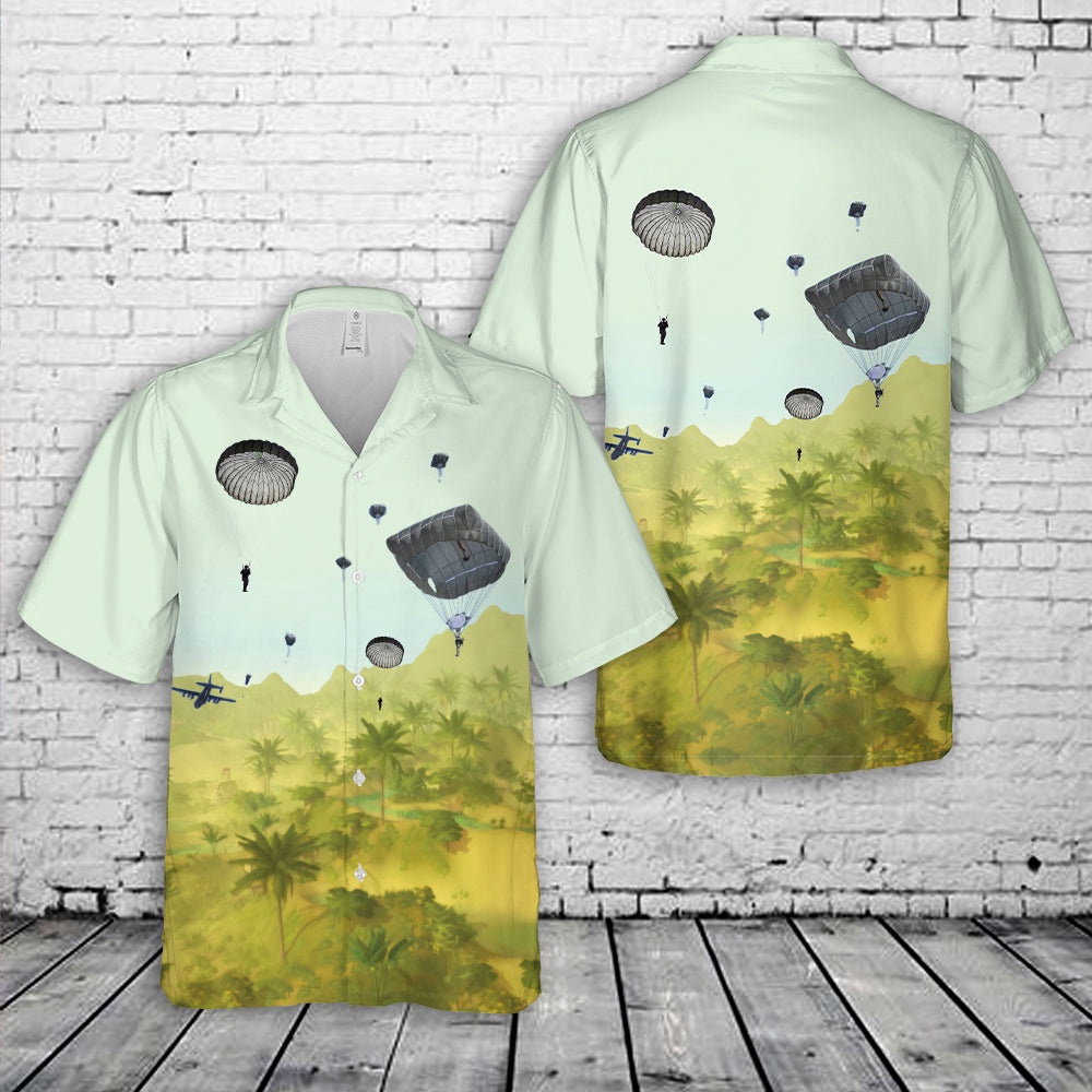 Us Army Hawaiian Shirt, US Army Airborne School Hawaiian Shirt