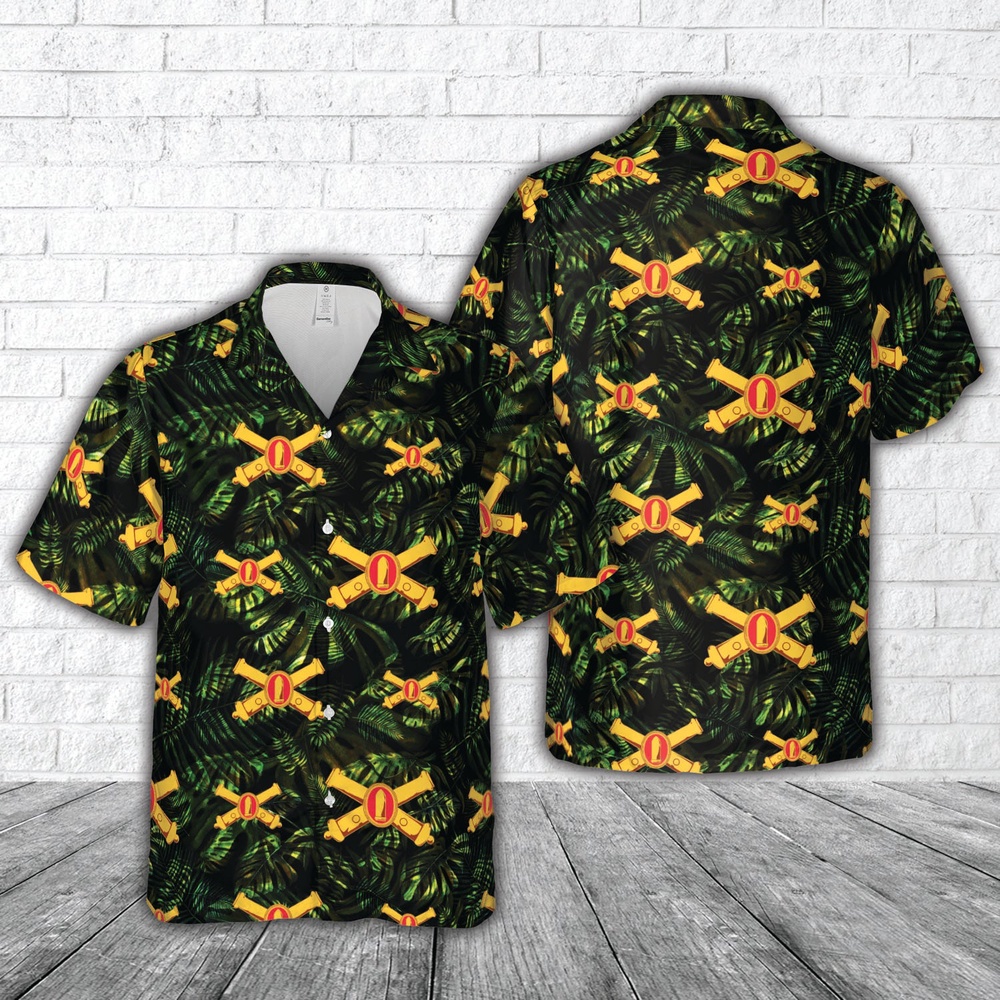 Us Army Hawaiian Shirt, US Army Coast Artillery Corps (CAC) Hawaiian Shirt Us Army Hawaiian Shirt, US Army Coast Artillery Corps (CAC) Hawaiian Shirt