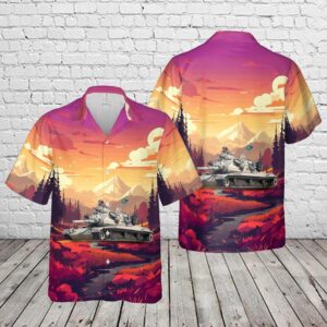 Us Army Hawaiian Shirt, US Army M60A3…