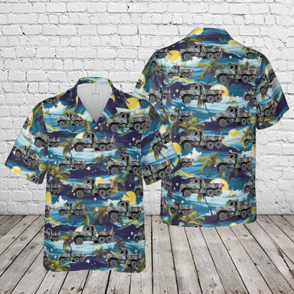 Us Army Hawaiian Shirt, US Army M929 5-ton 6×6 Hawaiian Shirt