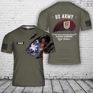 Us Army T Shirt, US Army 160th…