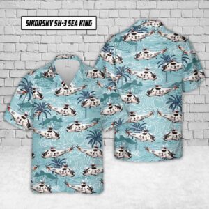 Us Navy Hawaiian Shirt, Navy Sikorsky SH-3…