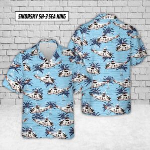 Us Navy Hawaiian Shirt, Navy Sikorsky SH-3…