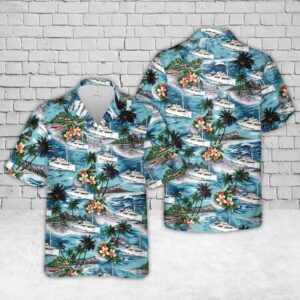 Us Navy Hawaiian Shirt, USS Current (AR-S22)…