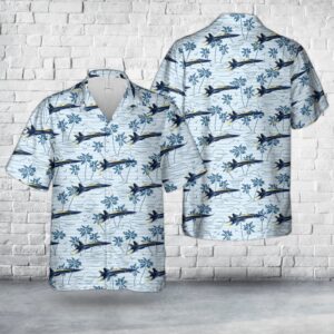 Us Navy Hawaiian Shirt, US Navy Blue…