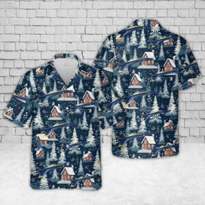 Us Navy Hawaiian Shirt, US Navy Blue…