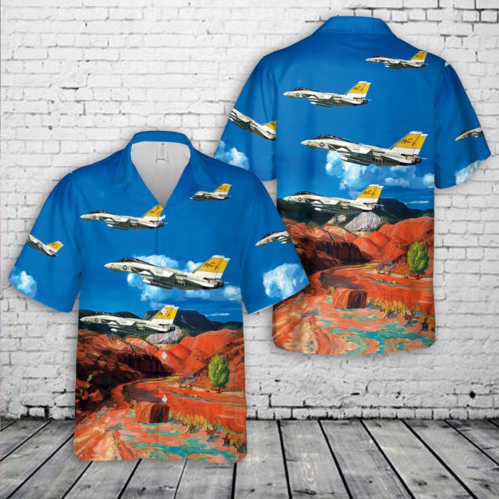 Us Navy Hawaiian Shirt, US Navy F-14B Tomcat VF-32 Swordsmen Hawaiian Shirt, Military Aloha Shirt Us Navy Hawaiian Shirt, US Navy F-14B Tomcat VF-32 Swordsmen Hawaiian Shirt, Military Aloha Shirt