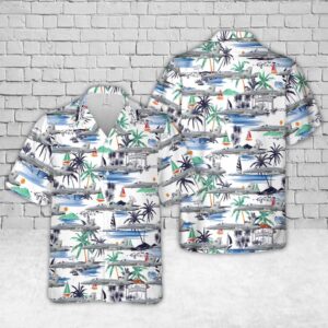 Us Navy Hawaiian Shirt, US Navy FA-18A…