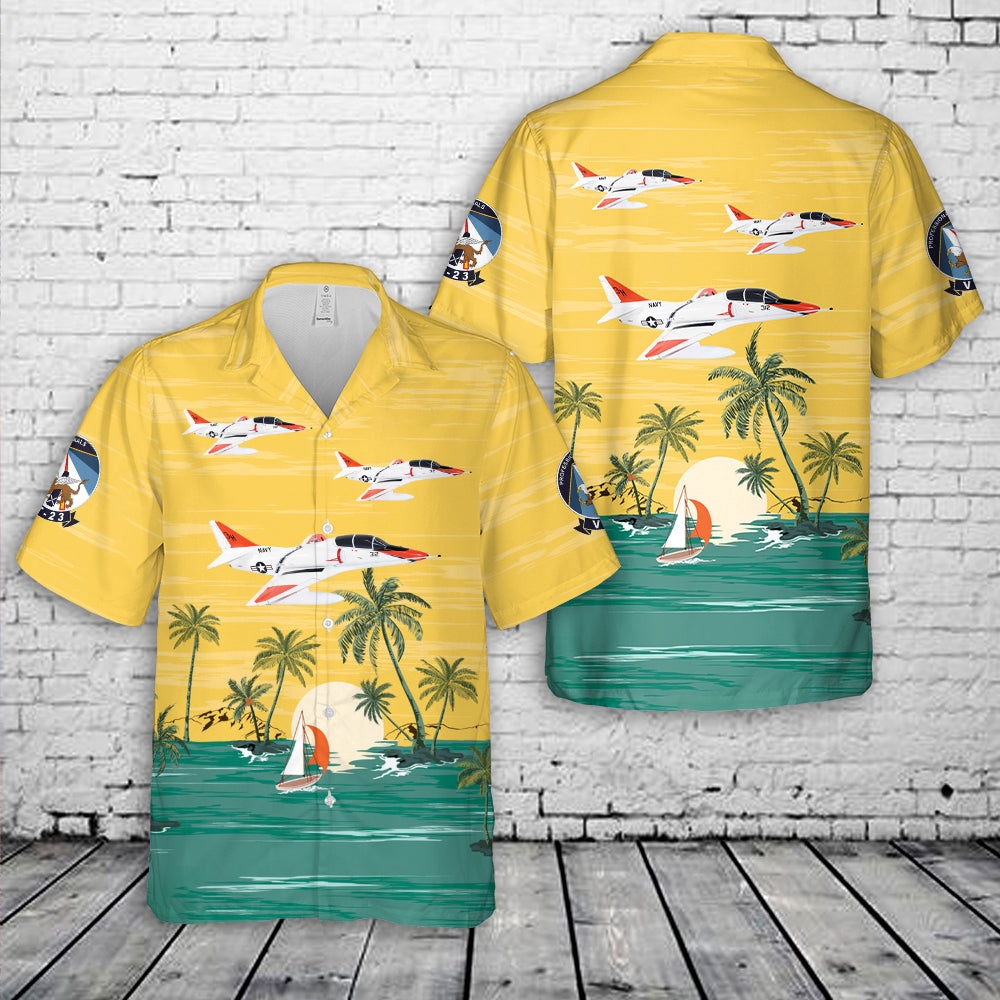 Us Navy Hawaiian Shirt, US Navy McDonnell Douglas TA-4J Skyhawk VT-23 Professionals Hawaiian Shirt, Military Aloha Shirt Us Navy Hawaiian Shirt, US Navy McDonnell Douglas TA-4J Skyhawk VT-23 Professionals Hawaiian Shirt, Military Aloha Shirt
