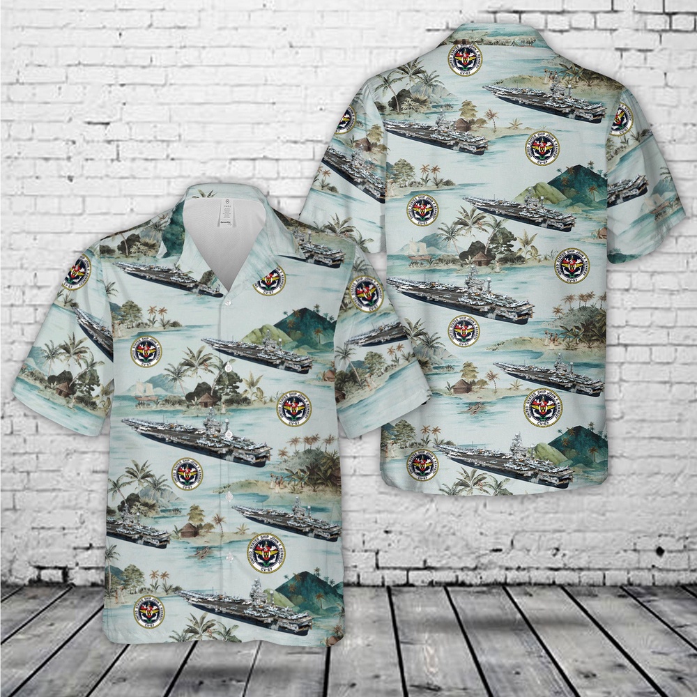 Us Navy Hawaiian Shirt, US Navy USS (CV-67) Hawaiian Shirt, Military Aloha Shirt Us Navy Hawaiian Shirt, US Navy USS (CV-67) Hawaiian Shirt, Military Aloha Shirt