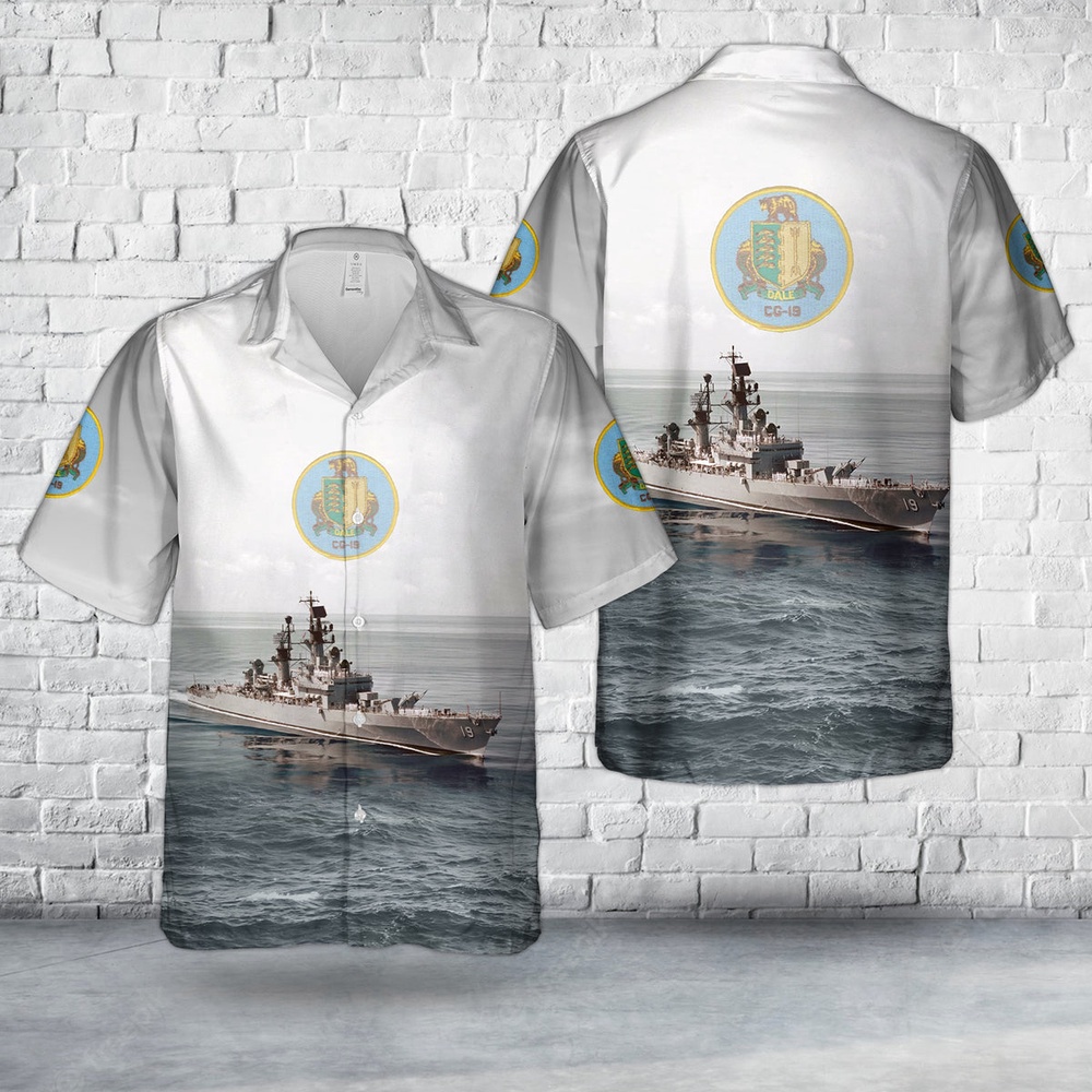 Us Navy Hawaiian Shirt, US Navy USS Dale (DLG-19CG-19) Leahy-class cruiser Hawaiian Shirt, Military Aloha Shirt Us Navy Hawaiian Shirt, US Navy USS Dale (DLG-19CG-19) Leahy-class cruiser Hawaiian Shirt, Military Aloha Shirt