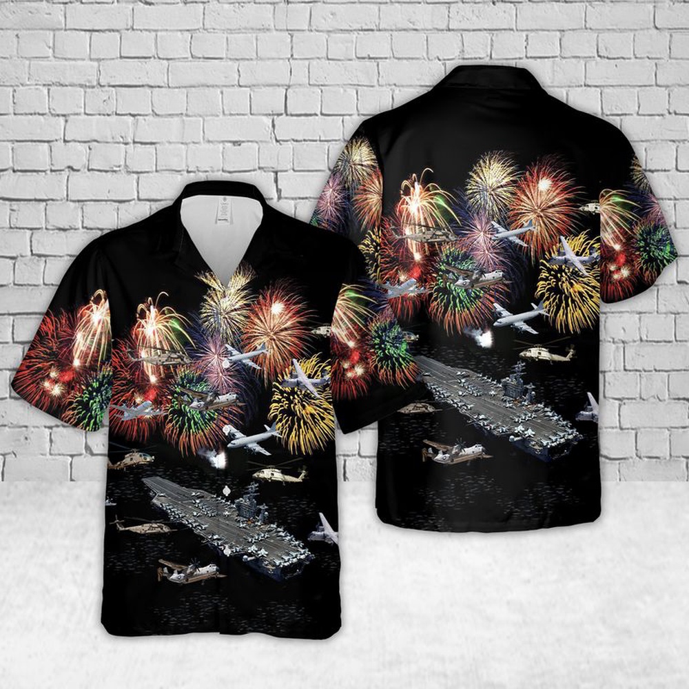 Us Navy Hawaiian Shirt, US Navy USS Dwight D Eisenhower Hawaiian Shirts, Military Aloha Shirt Us Navy Hawaiian Shirt, US Navy USS Dwight D Eisenhower Hawaiian Shirts, Military Aloha Shirt