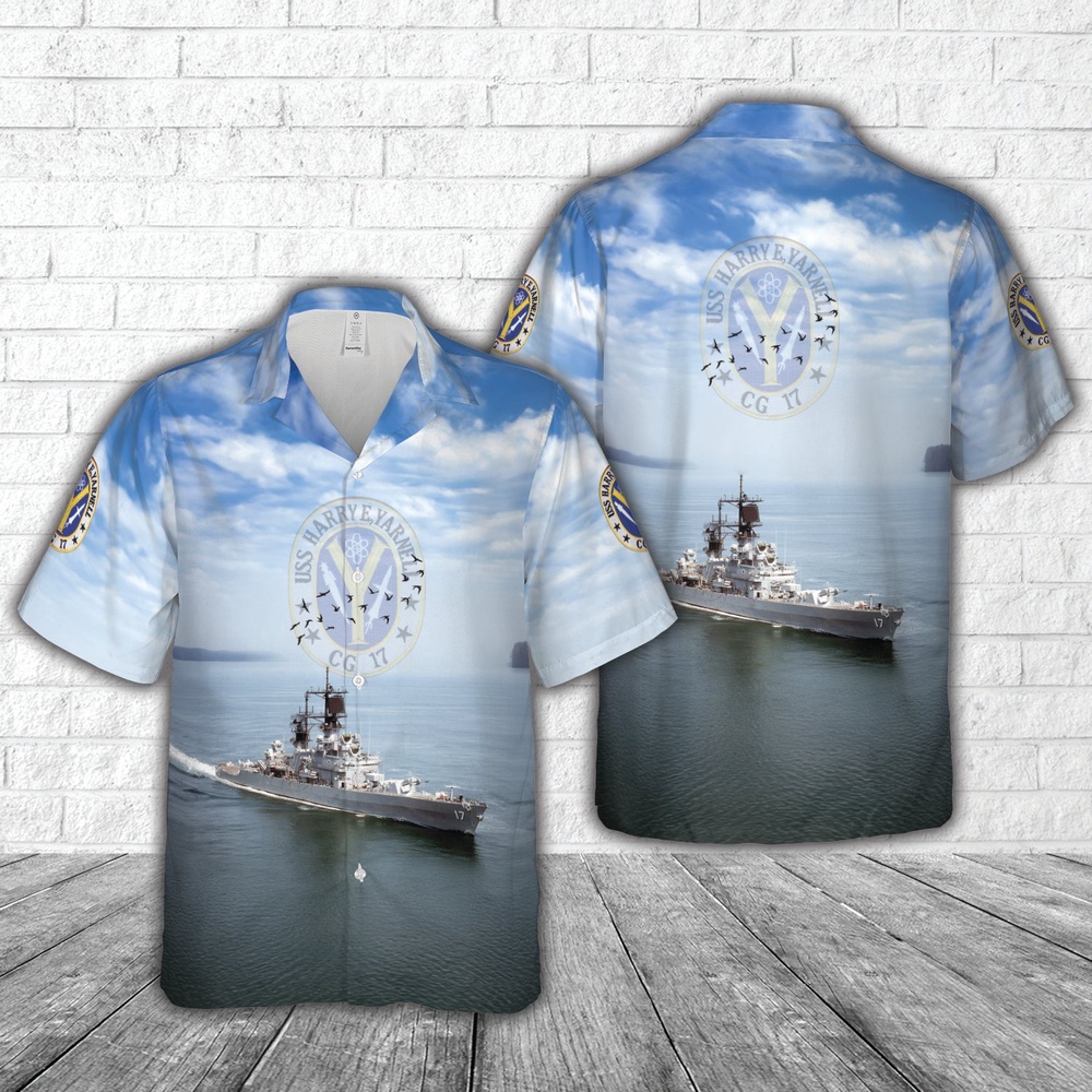 Us Navy Hawaiian Shirt, US Navy USS Harry E Yarnell (DLG CG-17) Leahy-class guided missile cruiser Hawaiian Shirt, Military Aloha Shirt Us Navy Hawaiian Shirt, US Navy USS Harry E Yarnell (DLG CG-17) Leahy-class guided missile cruiser Hawaiian Shirt, Military Aloha Shirt