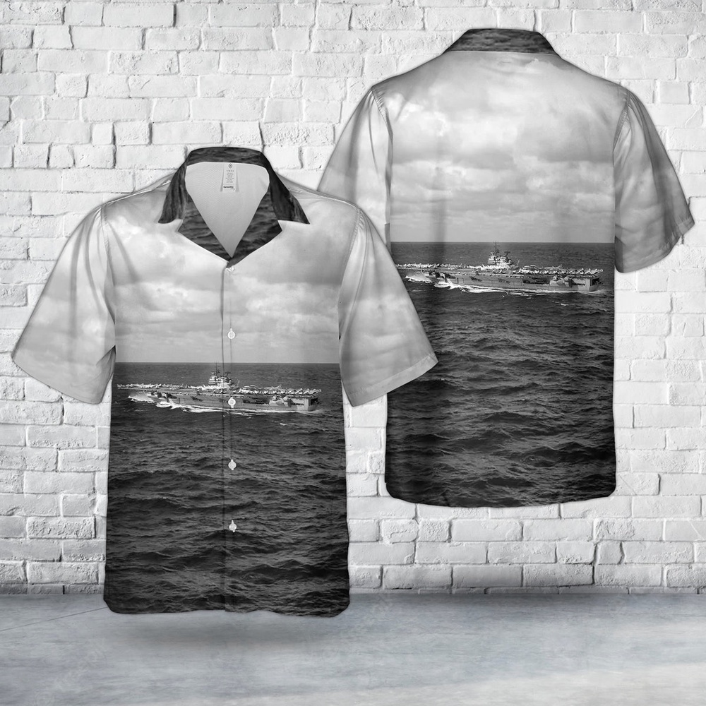 Us Navy Hawaiian Shirt, US Navy USS Ranger (CVA-61) underway off Hawaii (USA), in November 1967 Hawaiian Shirt
