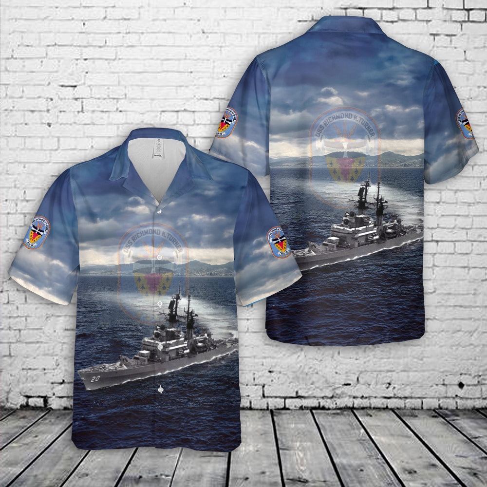 Us Navy Hawaiian Shirt, US Navy USS Richmond K Turner (DLG-20 CG-20) Leahy-class cruiser destroyer leader Hawaiian Shirt Us Navy Hawaiian Shirt, US Navy USS Richmond K Turner (DLG-20 CG-20) Leahy-class cruiser destroyer leader Hawaiian Shirt