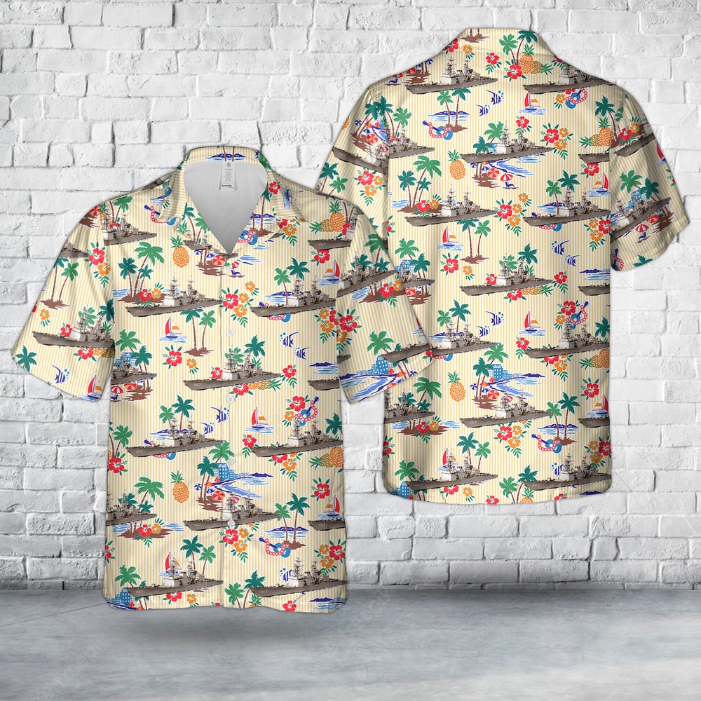Us Navy Hawaiian Shirt, US Navy USS Spruance (DD-963) Hawaiian Shirt, Military Aloha Shirt Us Navy Hawaiian Shirt, US Navy USS Spruance (DD-963) Hawaiian Shirt, Military Aloha Shirt