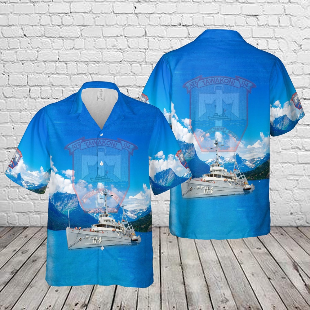 Us Navy Hawaiian Shirt, US Navy USS Tawakoni (ATF-114) Hawaiian Shirt, Military Aloha Shirt Us Navy Hawaiian Shirt, US Navy USS Tawakoni (ATF-114) Hawaiian Shirt, Military Aloha Shirt