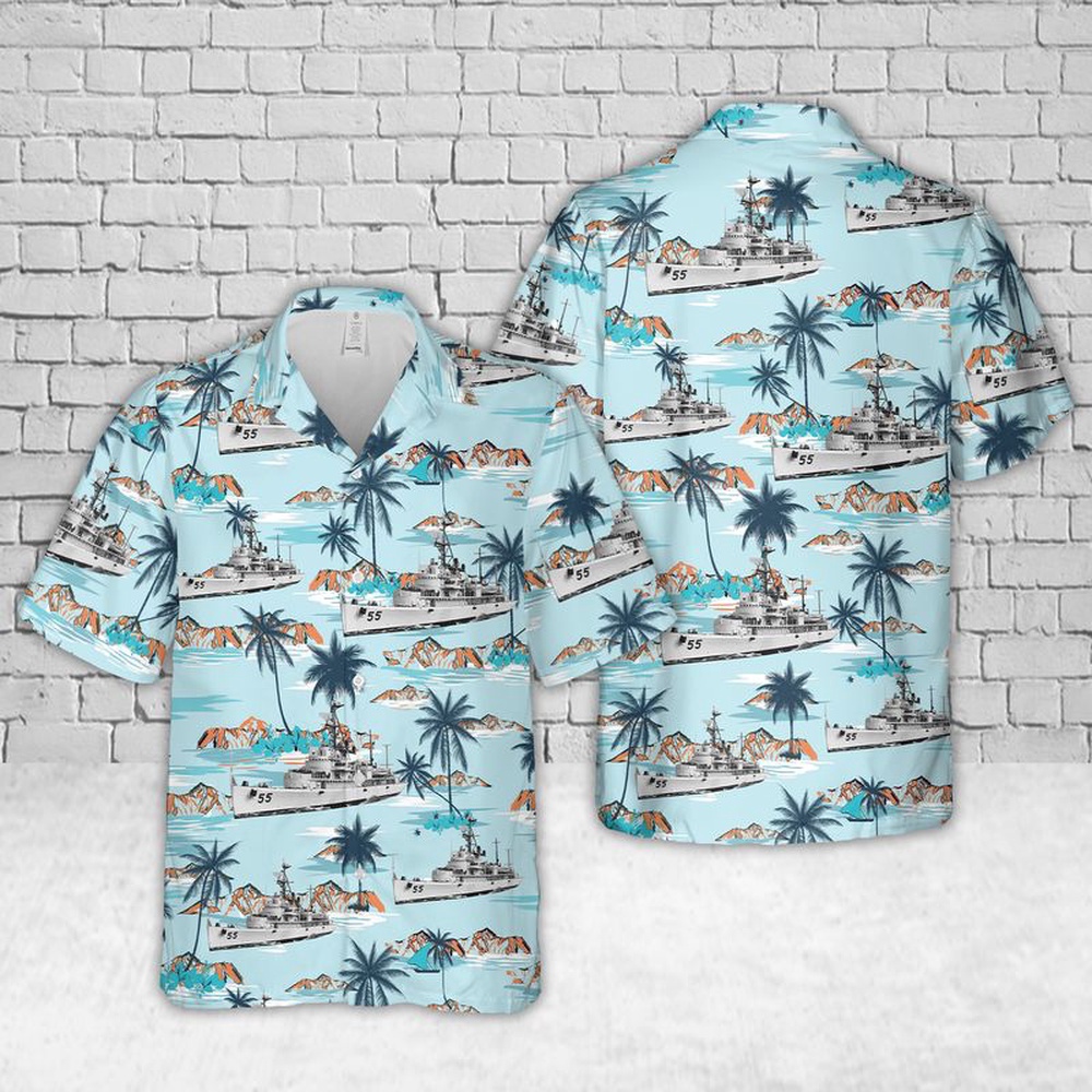 Us Navy Hawaiian Shirt, US Navy USS Valcour (AVP-55) Hawaiian Shirt, Military Aloha Shirt Us Navy Hawaiian Shirt, US Navy USS Valcour (AVP-55) Hawaiian Shirt, Military Aloha Shirt