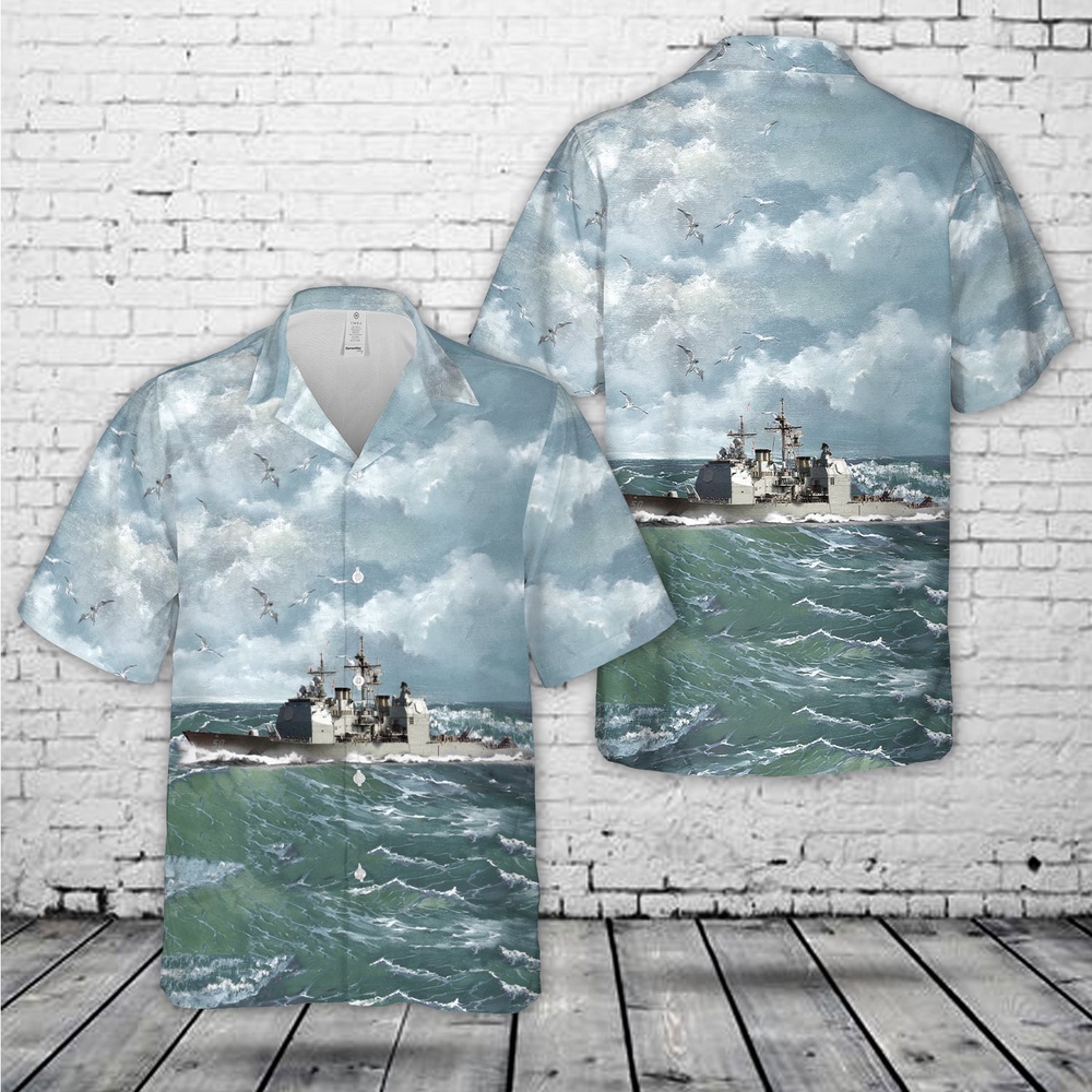 Us Navy Hawaiian Shirt, US Navy USS Valley Forge (CG-50) Ticonderoga-class cruiser Hawaiian Shirt, Military Aloha Shirt Us Navy Hawaiian Shirt, US Navy USS Valley Forge (CG-50) Ticonderoga-class cruiser Hawaiian Shirt, Military Aloha Shirt