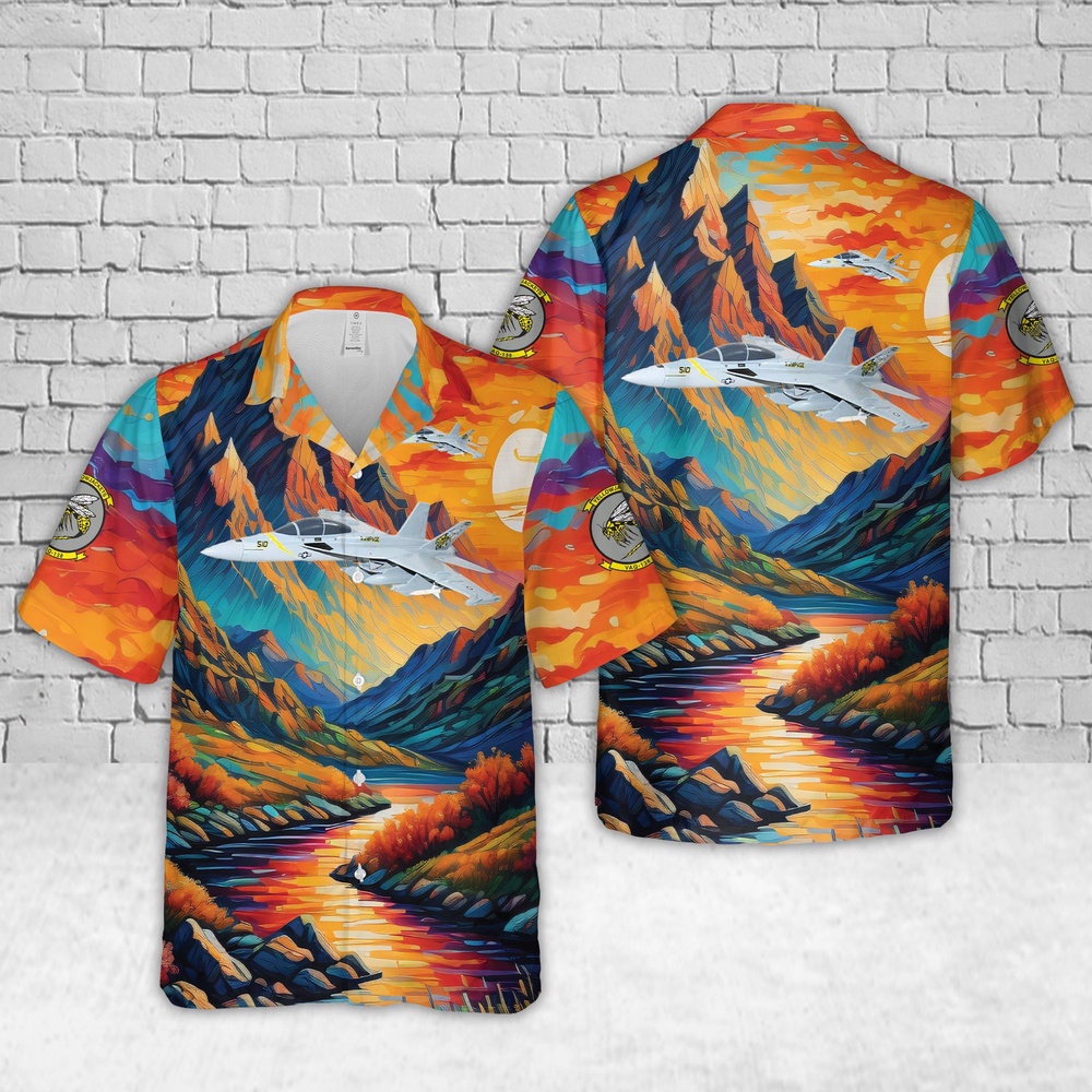 Us Navy Hawaiian Shirt, US Navy VAQ-138 Yellowjackets 2020 EA-18G Growler Hawaiian Shirt, Military Aloha Shirt Us Navy Hawaiian Shirt, US Navy VAQ-138 Yellowjackets 2020 EA-18G Growler Hawaiian Shirt, Military Aloha Shirt