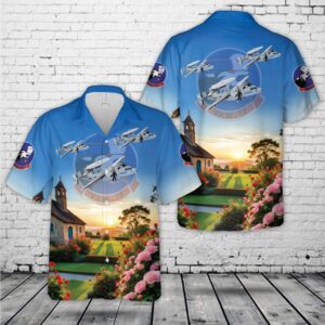 Us Navy Hawaiian Shirt, US Navy VAW-77…
