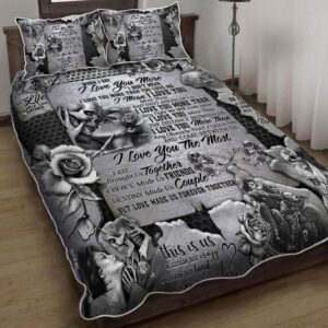 Valentine Bedding Set, Skull Couple In Love…