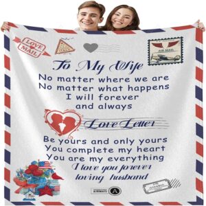 Valentine Blanket, Anniversary Birthday Gifts For Her,…