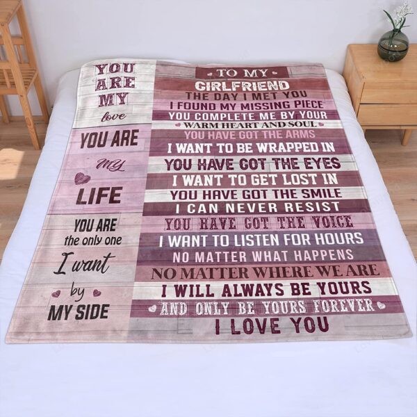 Valentine Blanket, Anniversary Romantic Gifts For Her, Gifts For Girlfriend From Boyfriend