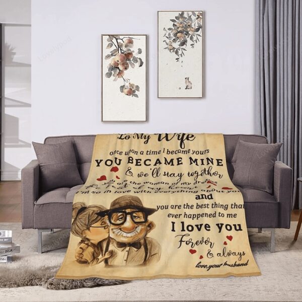 Valentine Blanket, Birthday Gifts For Wife From Husband, Anniversary Wedding Valentines Gifts For Her