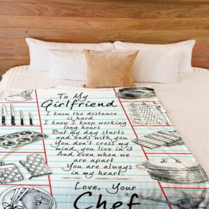 Valentine Blanket Chefs Girlfriend Premium Fleece Blanket Sherpa Blanket Valentine Day Gift 2 fpnux2.jpg