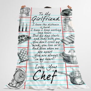 Valentine Blanket Chefs Girlfriend Premium Fleece Blanket Sherpa Blanket Valentine Day Gift 4 s8b5el.jpg