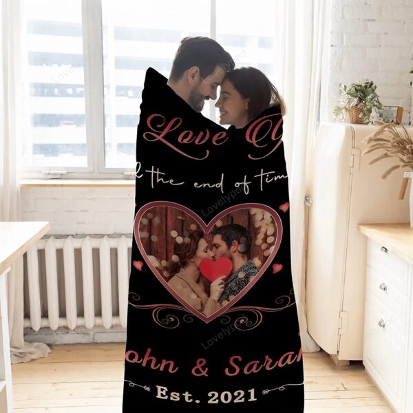 Valentine Blanket, Custom Anniversary Blanket For Wife, Blanket Couple, To My Wife Blanket Gifts For Newlyweds