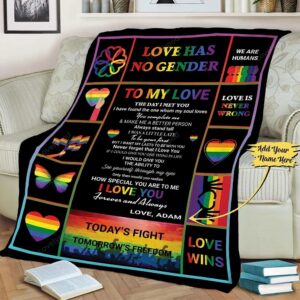 Valentine Blanket Custom Lgbt Blanket Love Has No Gender Gift For Birthday Anniversary Valentines Day 2 asfrxw.jpg