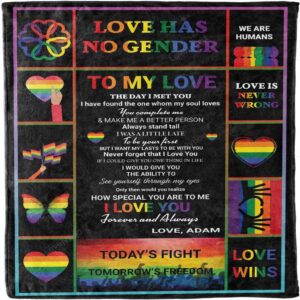 Valentine Blanket Custom Lgbt Blanket Love Has No Gender Gift For Birthday Anniversary Valentines Day 3 l719wv.jpg