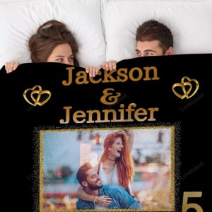 Valentine Blanket Custom Name Anniversary Blanket For Wife Christmas Wedding Anniversary Birthday Valentines Day 2 otazka.jpg